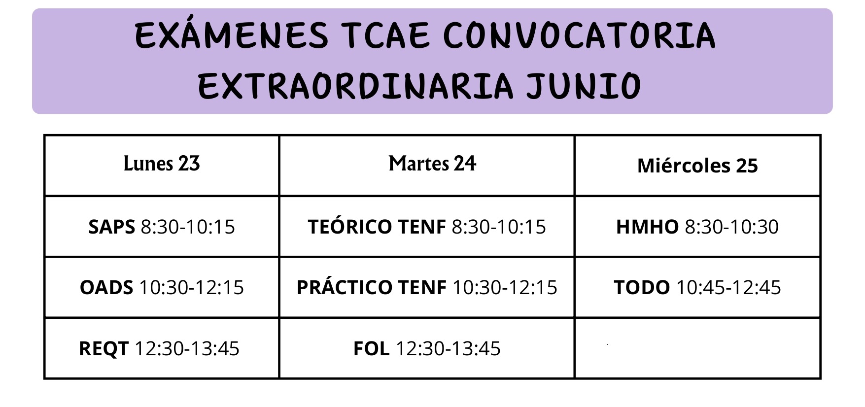 Horario_examenes_1_TCAE_ordinaria_y_extraordinaria_junio_2