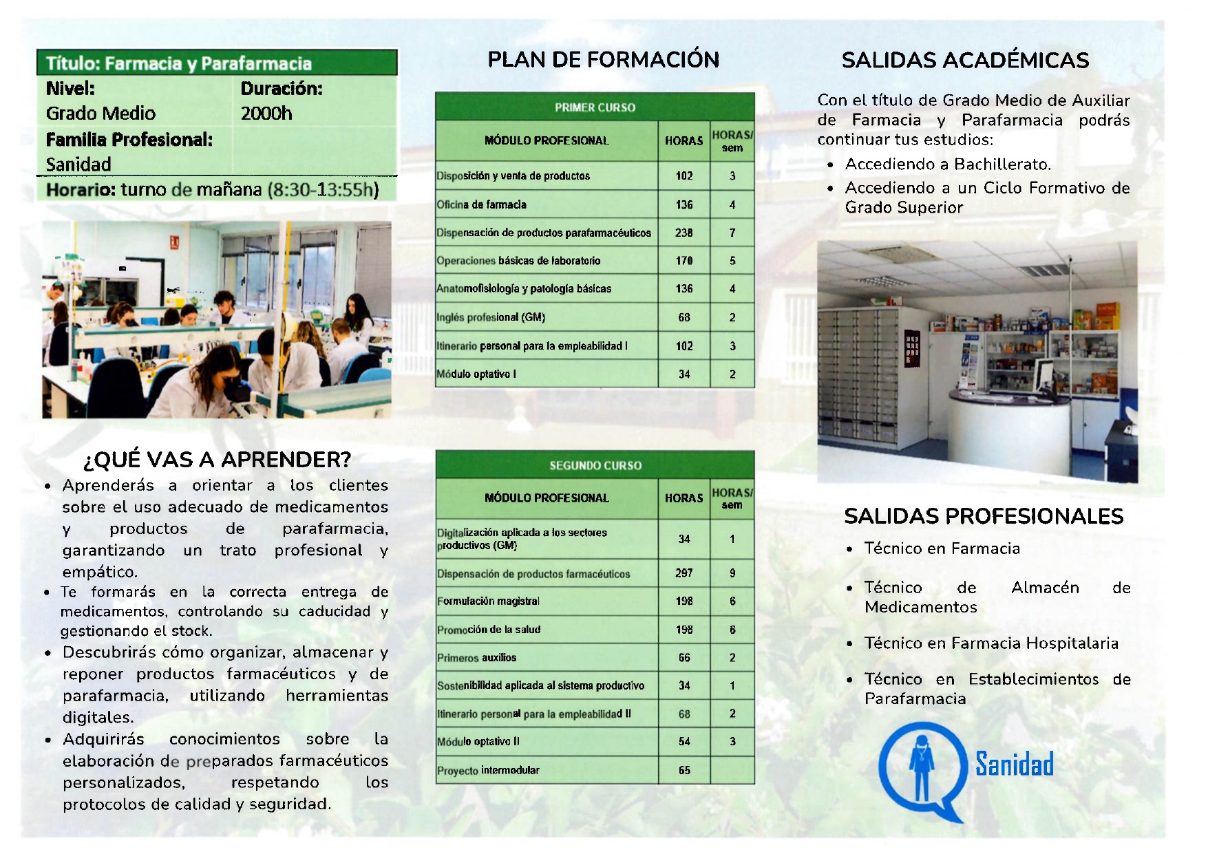 Tríptico Farmacia y Parafarmacia2